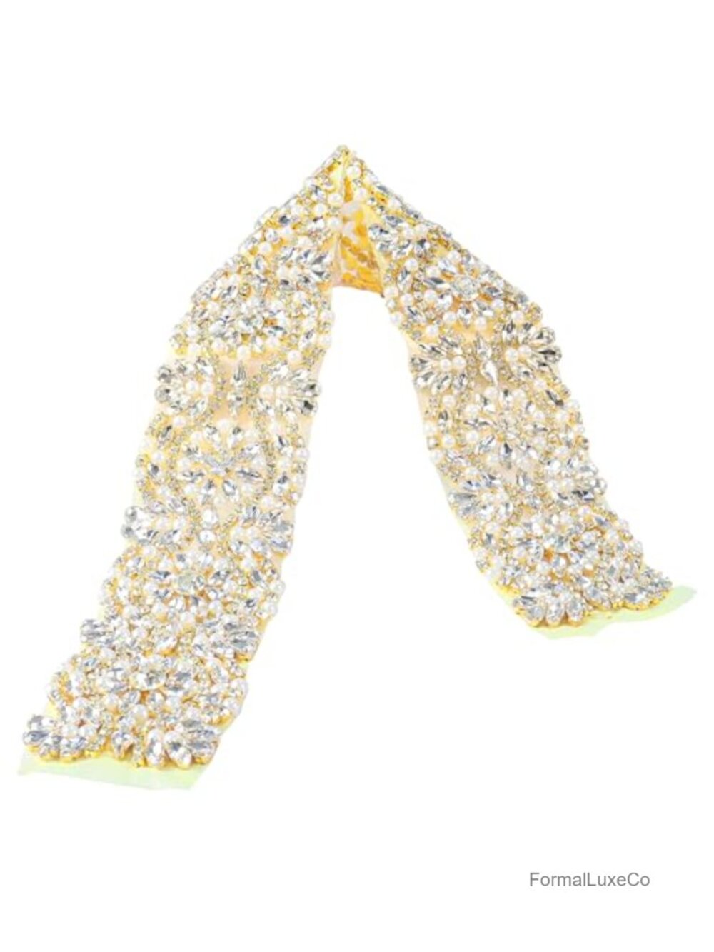 Crystal Rhinestone Wedding Belt Sash Applique Bridal Dress Accessories